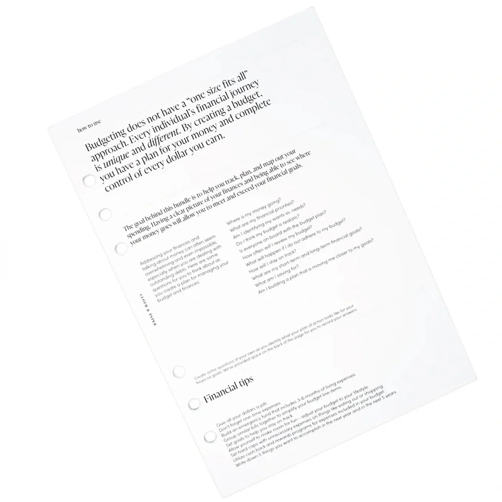 Cloth & Paper Inserts - Picture 3 of 10